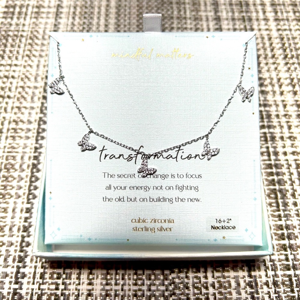 BRAND NEW Inspired by you silver toned necklace ❤️